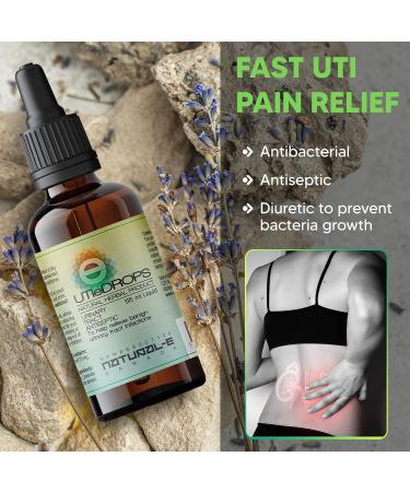 Two bottles bundle of UTI E Drops. UTI E-Drops All Natural Treatment for Urinary Tract Infection. Also offered as single bottle. - Buy Online on GoSupps.com