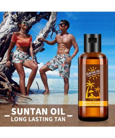 Self-tanning Tanning Oil - Self-Tanning Complexion - Intensely Moisturizes the Skin - Sunless Tanning - Suitable for Sunbathing - 35 L - Buy Online on GoSupps.com
