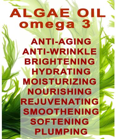 Botanical Beauty ALGAE OIL Omega 3 Oil 40% DHA 100% Natural for FACE SKIN BODY HAIR NAILS 2 Fl.oz.- 60 ml Skin Moisturizer Oil Skin Nourishing Oil - Buy Online on GoSupps.com