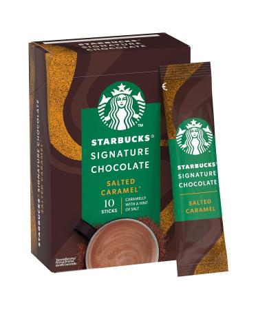 Buy STARBUCKS SIGNATURE CHOCOLATE Salted Caramel (10x22g) - Indulge in 10 Delicious Pieces International Shipping Available - Buy Online on GoSupps.com