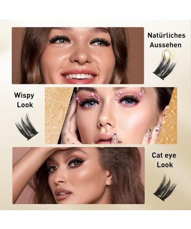 DIY Cluster Lashes - QueWel 72 Pieces Soft d Curl Eyelash Extensions | 8-16mm for Home Makeup - Buy Online on GoSupps.com