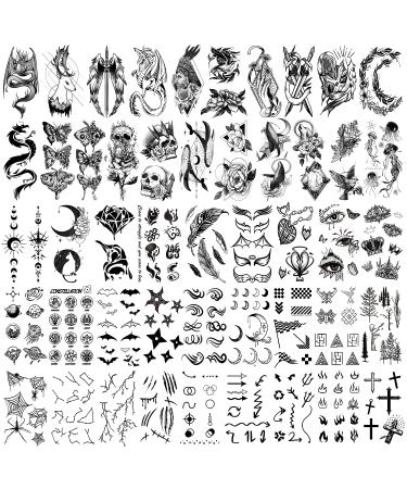 Cerlaza 112 Sheets Temporary Tattoos for Women & Men - Waterproof, Long Lasting Fake Tattoos with 270 Styles - Realistic & Durable Tatuajes Temporales - Buy Online on GoSupps.com