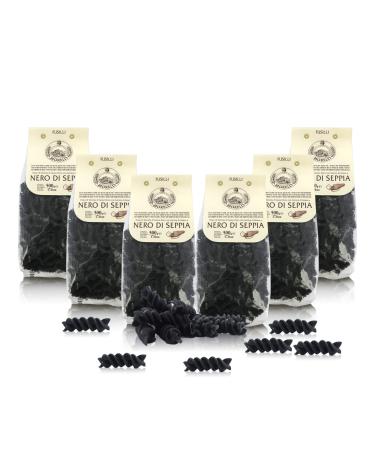 Cuttlefish Black Fusilli Flavoured Paste 6 x 500 Grams