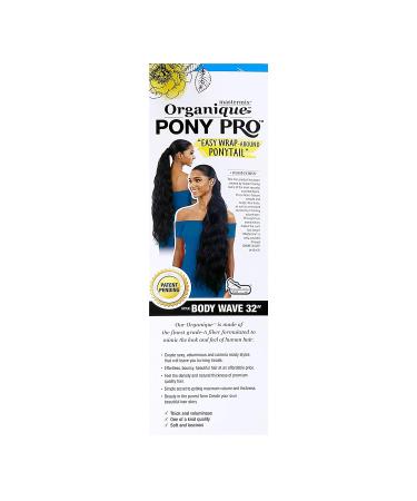 Organique Pony Pro Ponytail - BODY WAVE 32 | Shake-N-Go Synthetic Ponytail - Buy Online on GoSupps.com