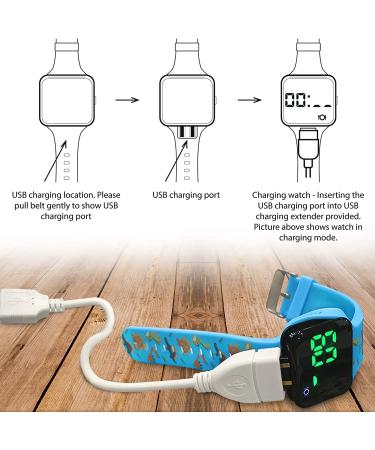 Potty Training Toilet Timer Watch for Boys & Girls  Fun Flashing Lights  Music Tones  Water Resistant for Seat  Rechargeable  Smart Sensor  Alarm  Amazing Kids  Baby & Toddler Potty Train Toilet Timer - Buy Online on GoSupps.com