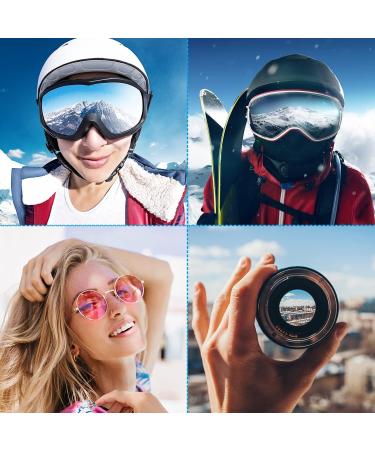 Ski Goggle Bag Set - Microfiber Snow Goggles Case - Storage Sleeve Drawstring Pouch (Pink/Red/Yellow/Green) - Buy Online on GoSupps.com