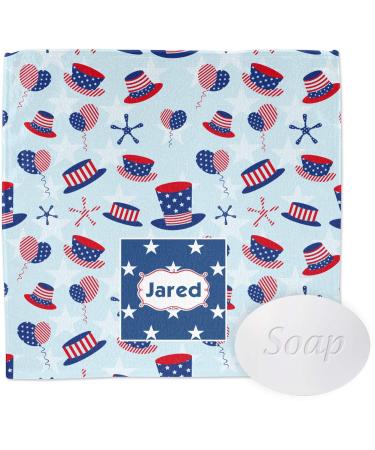 YouCustomizeIt Personalized Patriotic Celebration Washcloth
