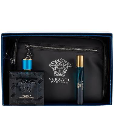 Versace EROS 3 PIECE GIFT SET - 3.4 OZ EAU DE PARFUM SPRAY NEW Box - Buy Online on GoSupps.com