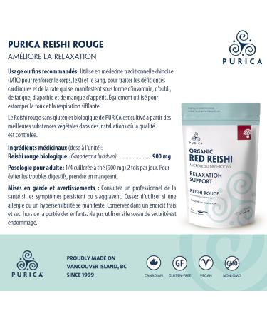 Purica - Red Reishi 1kg powder 1 kg (Pack of 1) - Buy Online on GoSupps.com