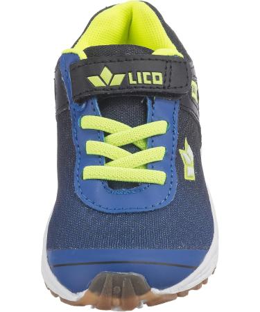 Lico Unisex Kids Barney Vs Sneaker 37 EU - Blue Black Lemon | Shop Stylish & Durable Footwear for Kids Online - Buy Online on GoSupps.com