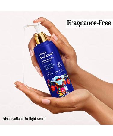Always Cleanse Feminine Intimate Wash for Sensitive Skin - pH Balanced, Fragrance-Free - Gynecologist Tested - 8.4 Fl Oz, Set of 2 - Buy Online on GoSupps.com