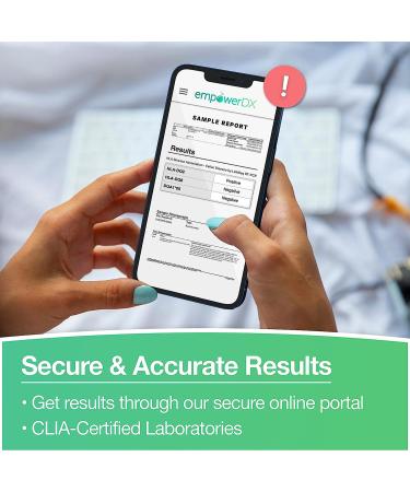 empowerDX Celiac Risk Gene Test - Home HLA Genetic Test for Celiac Disease - Ages 2+, Easy Mouth Swab Test - Buy Online on GoSupps.com