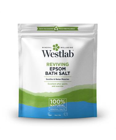 Westlab - Reviving Epsom Salt - 5kg Resealable Pouch - 100% Natural Pure & Unscented Mineral Salts - Supports Sleep and Relieves Aching Muscles Unscented 5 kg (Pack of 1)