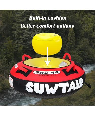 SUWTAIR Heavy Duty River Tube with Premium Nylon Cover - Commercial Grade Inflatable Rafting Tube for Adults - Buy Online on GoSupps.com
