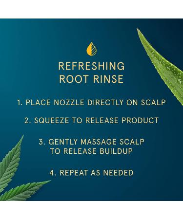 Royal Oils by Head & Shoulders Aloe Water & Hemp Oil Root Rinse 12 fl oz - Buy Online on GoSupps.com