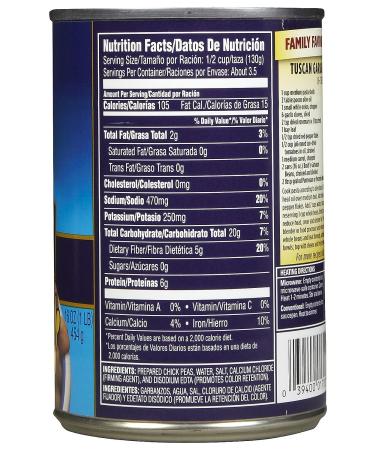 BUSH'S BEST Garbanzo Beans Chick Peas 16 oz - Plant Based Protein, Fiber, Low Fat, Gluten Free - Buy Online on GoSupps.com