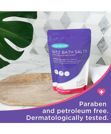 Lansinoh Postpartum Essentials Sitz Bath Salts - 10 Oz White - Buy Online on GoSupps.com