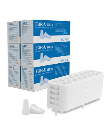 FORA Hygiene Caps Protective caps for FORA IR20b/c ear thermometer / 480 pieces 6