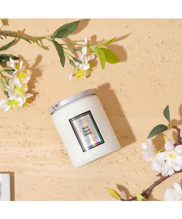 Kokrose Aromatherapy Scented Candles for Women - Natural Soy Candle Gifts for Stress Relief | Non-Toxic & Good Smelling Home Decor (White Peach 7.2 oz - Buy Online on GoSupps.com