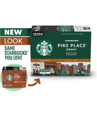 Starbucks French Roast Dark Roast Ground Coffee K-Cup Pods 44 ct Box & Pike Place Medium Roast K-Cups Single Serve Keurig Compatible Coffee Pods for Keurig Brewers - 24 Capsules - Buy Online on GoSupps.com