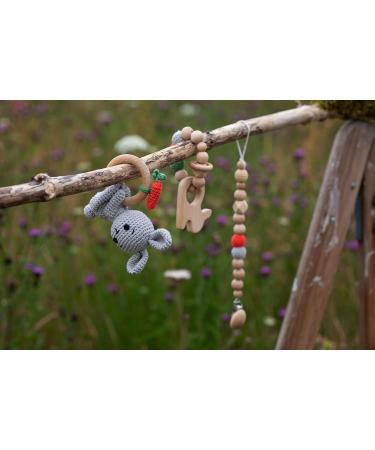 New Baby Gift Set - Boy & Girl Newborn Gift Box with Crochet Rattle (Bunny) - Vintage Baby Shower Gift Set - Buy Online on GoSupps.com