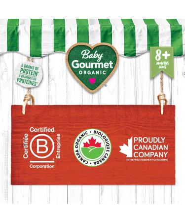 Baby Gourmet Organic Meals - Veggie Beef Bolognese & Pasta - Non-GMO BPA-Free No Added Sugar Or Salt No Fillers Or Thickeners 128ml - 16 Pack - Buy Online on GoSupps.com
