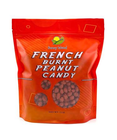 French Burnt Crunchy Coated Peanuts - Old School Candy - 2lb Bag - Buy Online on GoSupps.com