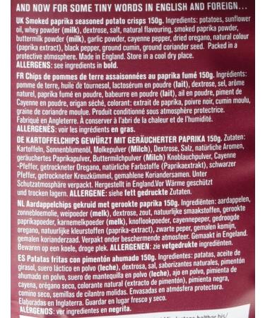 Tyrrell's Smooth Paprika Crisps 150 g - Buy Online on GoSupps.com