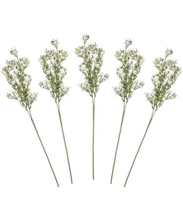 Ginger Ray Wedding Flowers - Gypsophilia Artificial Leaves Pack of 5 | White Baby's Breath for Elegant Decor - Buy Online on GoSupps.com