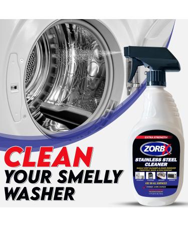 ZORBX Stainless Steel Cleaner Spray - Eliminate Odors & Stains | Ideal for Home & Restaurant Use (24 Fl Oz - Buy Online on GoSupps.com