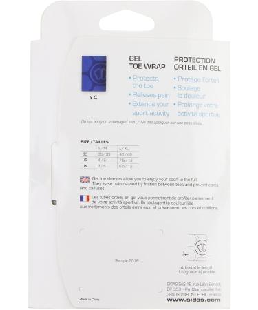 Sidas Toe Wrap Gel Toe Protector 42/48 - Blue | International Shipping Available | Comfort & Relief - Buy Online on GoSupps.com