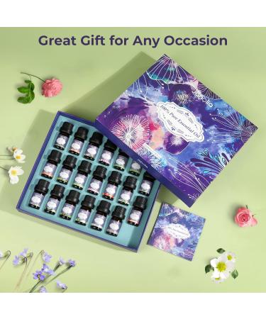 Janolia Essential Oils Set - 20 Pure Fragrance Oils for Diffusers | Natural Aroma Relaxation & Perfect Gift for Family & Friends - Buy Online on GoSupps.com