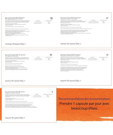 Now Foods Propolis 1500 (Extract 5:1) Bee Propolis 100 Capsules Lab Tested Soy Free Gluten Free Non-GMO - Buy Online on GoSupps.com