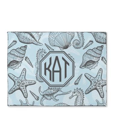 YouCustomizeIt Personalized Sea-Blue Seashells Microfiber Screen Cleaner
