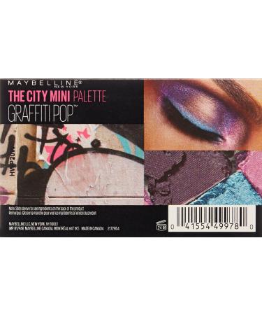 MAYBELLINE The City Mini Palette - Graffiti Pops | Vibrant Eyeshadow for All Skin Types - Buy Now for Global Shipping! - Buy Online on GoSupps.com