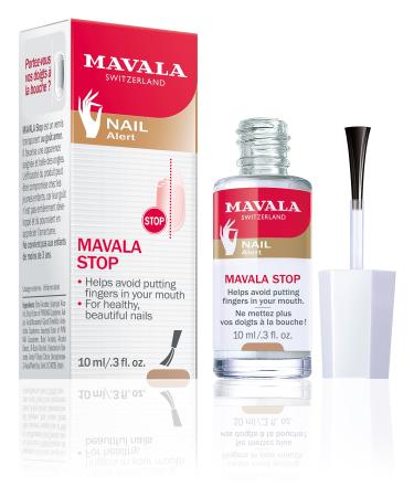 Mavala Stop Deterrent Nail Polish Treatment | Nail Care to Help Stop Putting Fingers In Your Mouth | Bitter Taste | Easy Application | For Ages 3+ | 0.3 Fl Oz 0.3 Fl Oz (Pack of 1)
