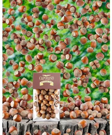  Caporaso dal 1960 Hazelnuts round varieties of Giffoni in shell 1kg pack - Buy Online on GoSupps.com