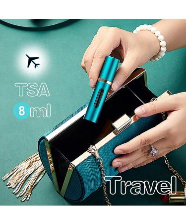Perfume Atomizer Bottle, SixTmoon Portable Mini Refillable Empty Perfume Spray Sprayer, Leak Proof TSA Approved Cologne Sprayer for Travel Men Women, 8ml Grey - Buy Online on GoSupps.com
