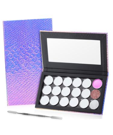 Ipetboom Ipetboom 18 Round Metal Saucepans 1 Eyeshadow Scraper for Cosmetics