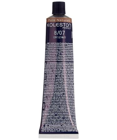 Wella Professionals Koleston Perfect 8/07 Hell Blond Natur Braun - Permanent Creme Haarfarbe 60 ml | Internationale Lieferung - Buy Online on GoSupps.com