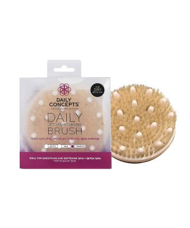 Daily Concepts Set: Body Scrubber, Facial Micro Scrubber, Hair Towel Wrap & Detox Massage Brush - Buy Online on GoSupps.com