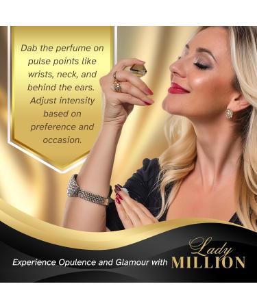 Lady Million Perfume for Women Mini Splash EDP 0.17 Fl oz 0.17 Fl Oz (Pack of 1) - Buy Online on GoSupps.com