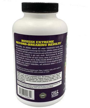 Vitol Gorilla Nitro 120 Tablets - Boost Energy & Performance | International Shipping Available - Buy Online on GoSupps.com