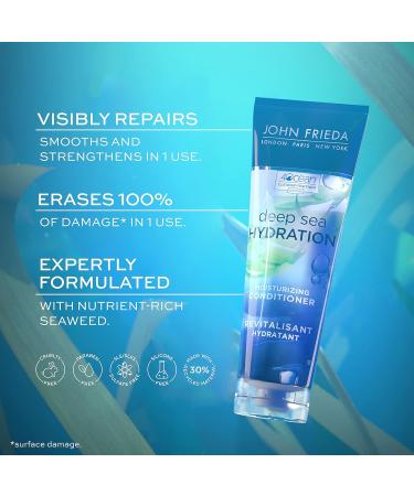 John Frieda Moisturizing Shampoo and Conditioner Set |Deep Sea Hydration Duo for Soft Silky and Hydrated Hair | Pack of 2 - Buy Online on GoSupps.com