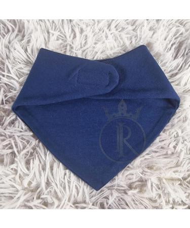 Royal Icon Baby Bandana Bibs - Stylish & Functional Dribble Bibs | Soft & Absorbent 0-6 Month Baby Bibs | Set of 6 Navy Newborn Boys & Girls Bibs - Buy Online on GoSupps.com