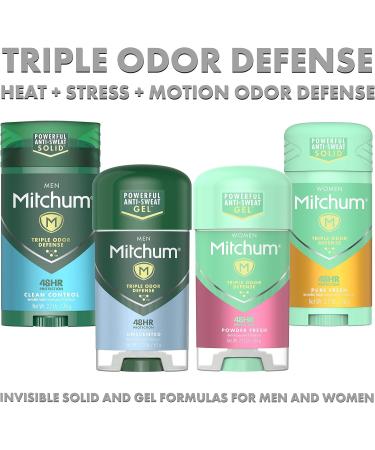 Mitchum Antiperspirant Deodorant Stick for Women Triple Odor Defense Invisible Solid 48 Hr Protection Shower Fresh 2.7 oz (pack of 2) Shower Fresh 2.7 Ounce (Pack of 2) - Buy Online on GoSupps.com