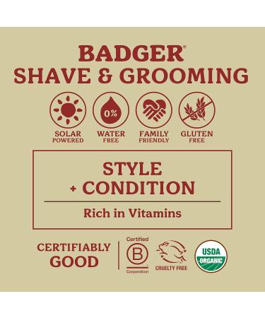 Badger Beard Grooming Kit | Organic Beard Oil & Balm | Babassu & Jojoba Leave-in Conditioner for Facial Hair - International Shipping Available - Buy Online on GoSupps.com