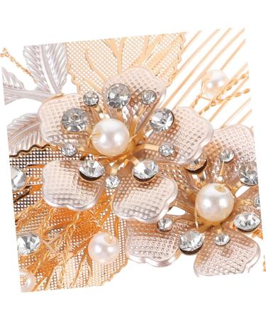 Hair Comb Bridesmaid Hear Decoration Flower Clips Wedding Hair Accessories Birthday Headpiece Hair Styling Accessories Bride Hair Accessory Tiara Miss Headgear Alloy Princess - Buy Online on GoSupps.com