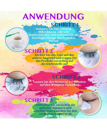 Eyelash Remover Cream - Quick Lash Extension & Adhesive Remover | Mango Scent | 15g - Macy - Buy Online on GoSupps.com