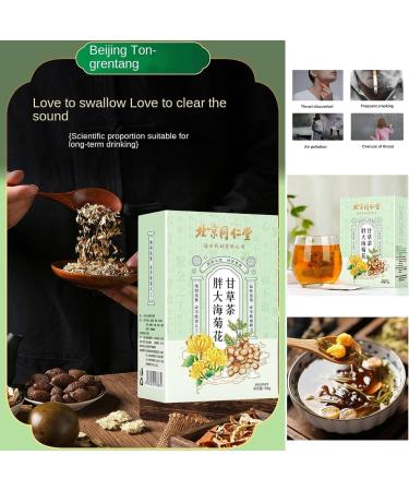 Sterculia Lychnophora Chrysanthemum Tea Lung Tea Health Tea for Lung Discomfort and Lung Support Chinese Nourishing Lung Tea Reduce Stress Improve Sleep (3boxes) - Buy Online on GoSupps.com